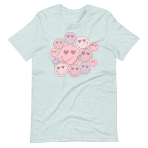 Happy Eyes Smiley Face Bella Canvas Unisex t-shirt