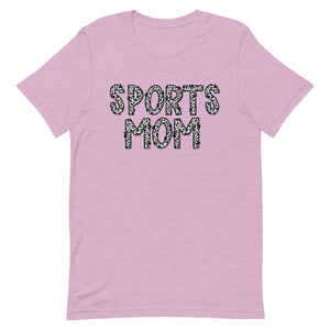 Sports Mom Animal Print Bela Canvas Unisex t-shirt