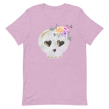 Load image into Gallery viewer, Floral Skull Bella Canvas Unisex t-shirt
