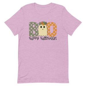 Boo Happy Halloween Bella Canvas Unisex t-shirt