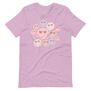 Happy Eyes Smiley Face Bella Canvas Unisex t-shirt