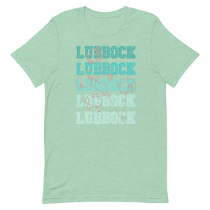 Leopard Lubbock Cotton Bella Canvas Unisex t-shirt