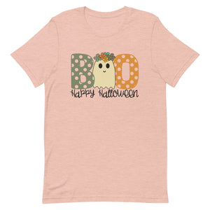 Boo Happy Halloween Bella Canvas Unisex t-shirt