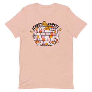 Groovy and Spooky Halloween Unisex t-shirt