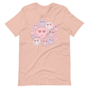 Happy Eyes Smiley Face Bella Canvas Unisex t-shirt