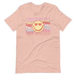 Love yourself more Bella Canvas Unisex t-shirt