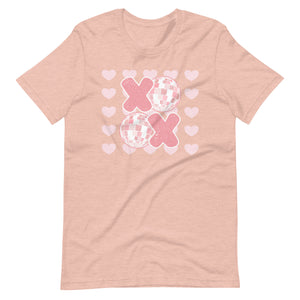 XOXO valentines bell canvas Unisex t-shirt