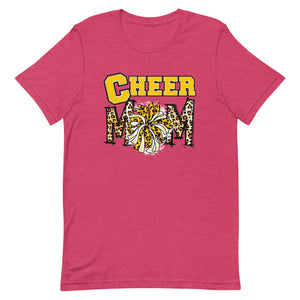 Yellow Cheer Mom Bella Canvas Unisex t-shirt