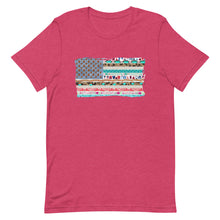 Load image into Gallery viewer, Vintage USA Flag Bella Canvas Unisex t-shirt
