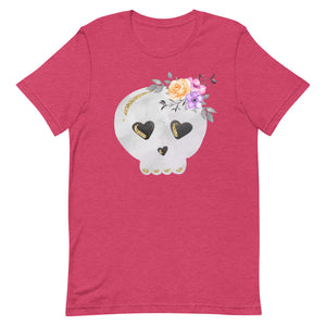 Floral Skull Bella Canvas Unisex t-shirt