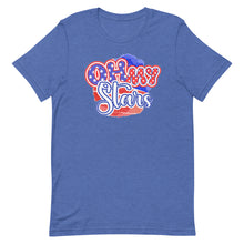 Load image into Gallery viewer, Oh My Stars Bella Canvas Crew Patriotic Fourth of July Short-sleeve unisex t-shirt
