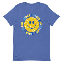 Load image into Gallery viewer, Tigers School Spirit Smiley Face Bellas Canvas Short-sleeve unisex t-shirt
