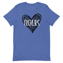 Load image into Gallery viewer, Tigers Leopard Heart Bella Canva Unisex t-shirt
