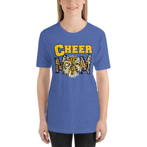 Yellow Cheer Mom Bella Canvas Unisex t-shirt