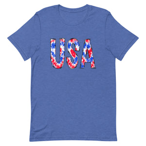 Tie Dye USA Bella Canvas Unisex t-shirt