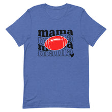 Load image into Gallery viewer, Football Mama Red Football Bella Canvas Unisex t-shirt
