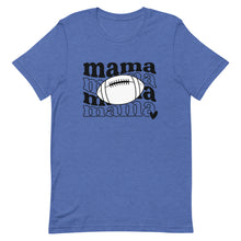 Load image into Gallery viewer, Football Mama White Football  Bella Canvas Unisex t-shirt
