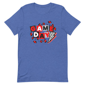 Game Day Red Eclectic Bella Canvas Unisex t-shirt