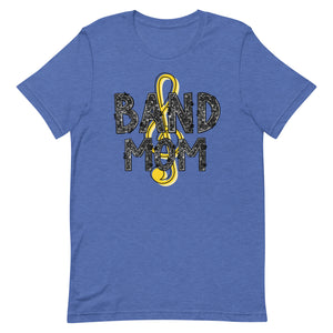 Band Mom Faux Glitter Letters Unisex t-shirt