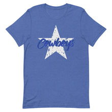 Load image into Gallery viewer, Dallas Cowboys Distressed Star Bella Canvas Unisex t-shirt
