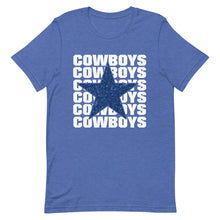 Load image into Gallery viewer, Multiple Cowboys Star Bella Canvas Unisex t-shirt
