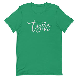 Tigers Script Font Bella Canvas Unisex t-shirt