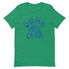 Load image into Gallery viewer, Mandalay Outline Tiger Paw Bella Canva Unisex t-shirt
