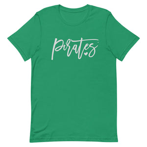 Pirates Script Font Bella Canvas Unisex t-shirt