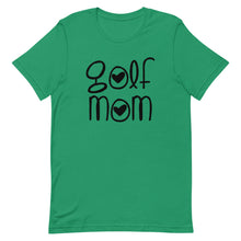 Load image into Gallery viewer, Golf Mom Heart Font Bella Canvas Unisex t-shirt
