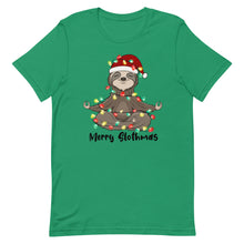 Load image into Gallery viewer, Merry Slothmas Christmas Bella Canvas Unisex t-shirt
