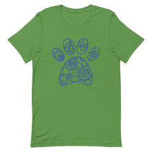 Load image into Gallery viewer, Mandalay Outline Tiger Paw Bella Canva Unisex t-shirt
