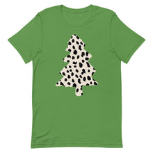 Load image into Gallery viewer, Dalmation Print Christmas Tree Unisex t-shirt
