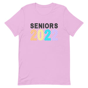 Seniors 2022 Star Font Bella Canvas Short-sleeve unisex t-shirt