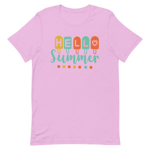 Hello Summer Popsicle Bella Canvas Unisex t-shirt