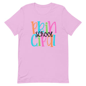 Colorful School Principal Bella Canvas Unisex t-shirt