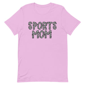 Sports Mom Animal Print Bela Canvas Unisex t-shirt