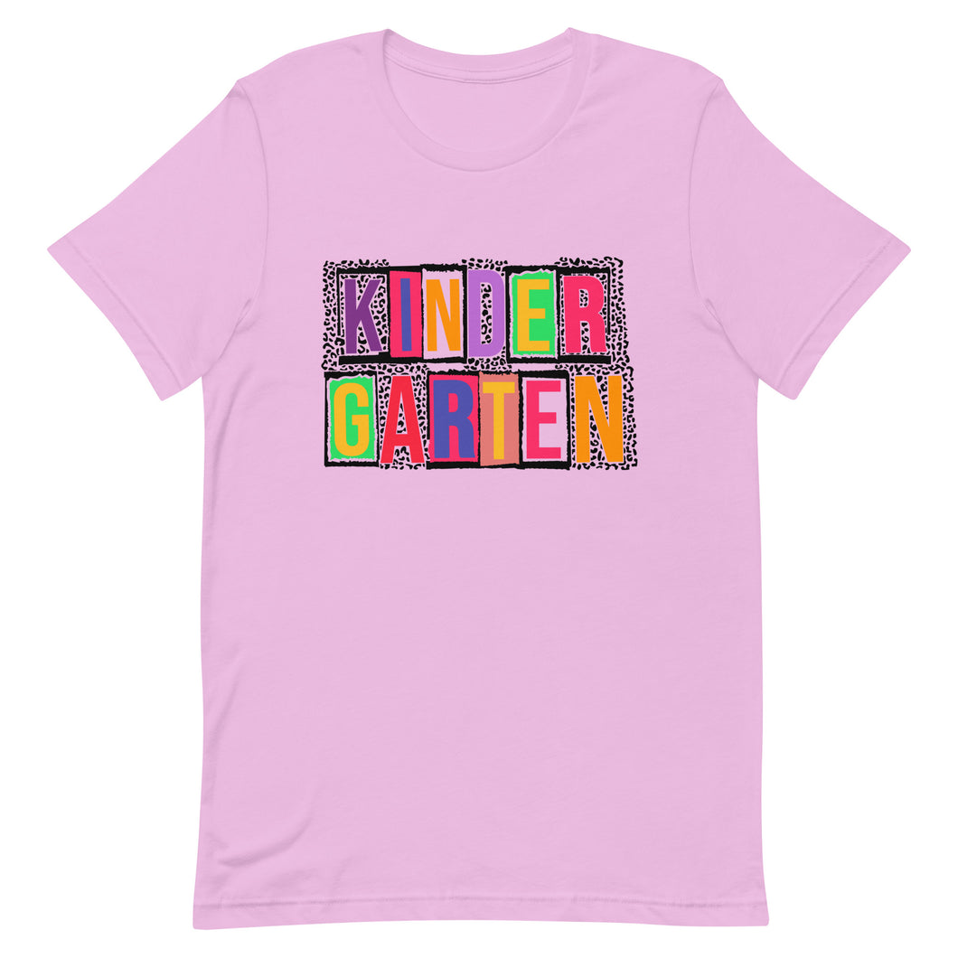 Retro Kindergarten Bella Canvas Unisex t-shirt