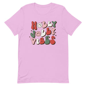 Holly Jolly Vibes Bella Canvas Unisex t-shirt