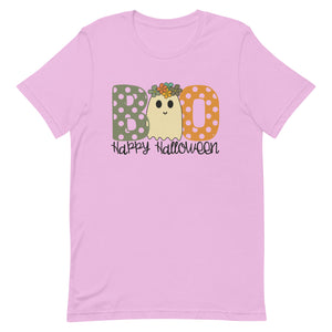 Boo Happy Halloween Bella Canvas Unisex t-shirt