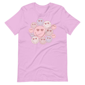 Happy Eyes Smiley Face Bella Canvas Unisex t-shirt