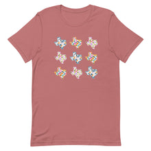 Load image into Gallery viewer, Multi Floral Texas Bella Canvas Short-sleeve unisex t-shirt
