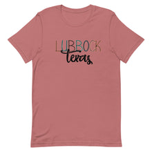 Load image into Gallery viewer, Lubbock Texas Scribble Bella Canvas Unisex t-shirt
