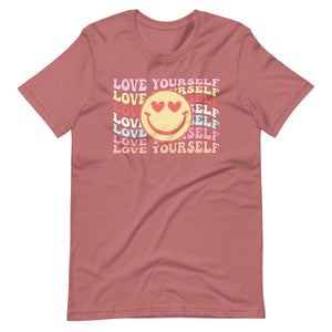 Love yourself more Bella Canvas Unisex t-shirt