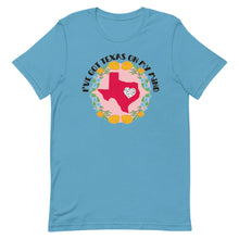 Load image into Gallery viewer, I&#39;ve got Texas on my Mind Floral Bella Canva Short-sleeve unisex t-shirt
