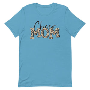 Leopard Cheer Mom Bella Canvas Unisex t-shirt