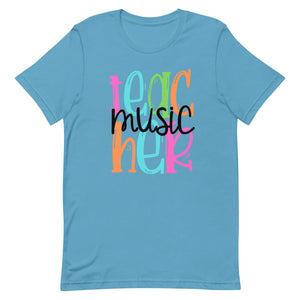 Music Teacher Colorful Unisex t-shirt