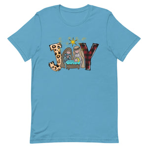 JOY Christmas Bella Canvas Unisex t-shirt