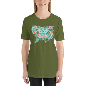 Not a Hugger Cactus Bella Canvas Unisex t-shirt