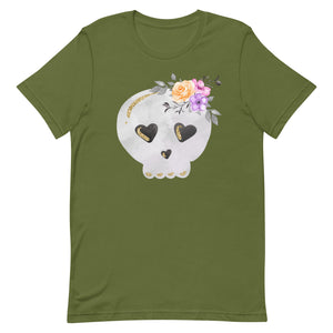 Floral Skull Bella Canvas Unisex t-shirt