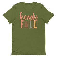 Load image into Gallery viewer, Howdy Fall Bella Canvas Unisex t-shirt
